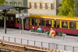 Auhagen 13356 - TT S-Bahn Bahnsteigausstattung