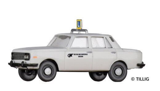 Tillig 08707 - TT PKW Wartburg 353 &bdquo;Fahrschule&ldquo; -