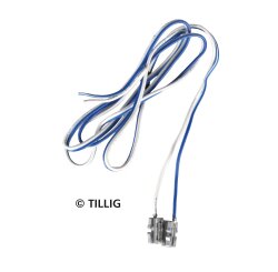 Tillig 83956 - TT Bettungsgleis grau Schienenverbinder...