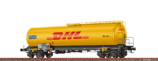 Brawa 50808 - H0 Neubaukesselwagen Uia &quot;DHL&quot; GATX VI