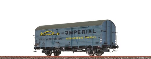 Brawa 50934 - H0 Gedeckter G&uuml;terwagen Glr22 &quot;Kuba Imperial&quot; DB III