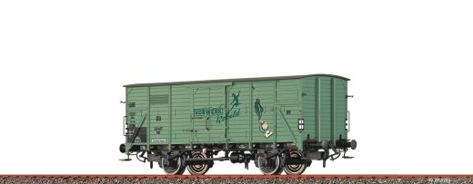 Brawa 50960 - H0 Gedeckter G&uuml;terwagen G10 &quot;Vorwerk&quot; DB III