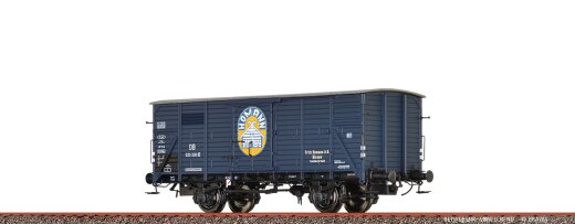 Brawa 50961 - H0 Gedeckter G&uuml;terwagen G10 &quot;Fritz Homann&quot; DB III