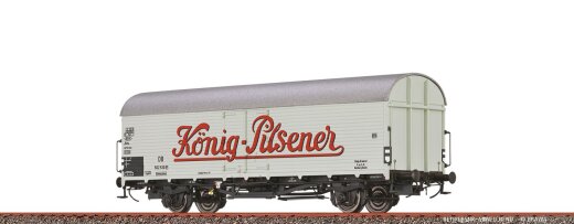 Brawa 50982 - H0 Gedeckter G&uuml;terwagen Ibdlps383 &quot;K&ouml;nig Pilsener&quot; DB III