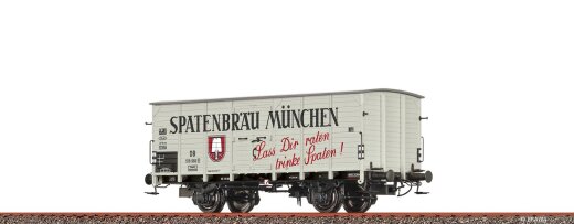 Brawa 50987 - H0 Gedeckter G&uuml;terwagen G10 &quot;Spatenbr&auml;u M&uuml;nchen&quot; DB III