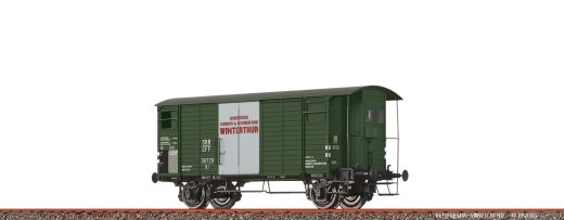 Brawa 50990 - H0 Gedeckter G&uuml;terwagen K2 &quot;SLM Winterthur&quot; SBB II