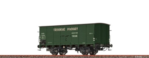 Brawa 50993 - H0 Gedeckter G&uuml;terwagen L &quot;Trebonske Pivovary&quot; CSD III