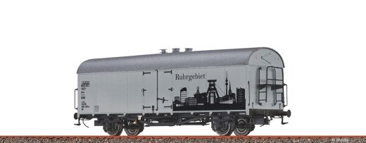 Brawa 50988 - H0 Gedeckter G&uuml;terwagen Ibs &quot;Skyline Ruhrgebiet&quot; VI