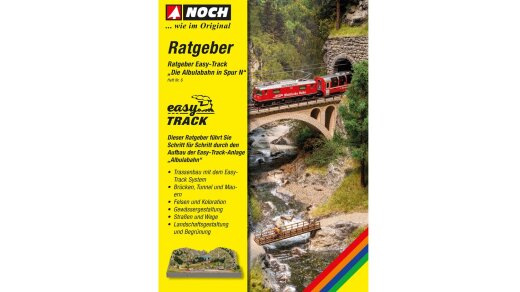 Noch 71901 - G,1,0,H0,H0M,H0E,TT,N,Z Ratgeber Easy-Track &bdquo;Die Albulabahn in Spur N&ldquo;