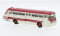 Brekina 59577 - Ikarus 66 3-t&uuml;rig weiss, rot, 1965,