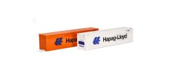 Herpa 076449-006 - Container-Set 2 x 40 ft.&quot;Hapag...