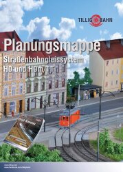 Tillig 09617 - Planungsmappe Stra&szlig;enbahngleis