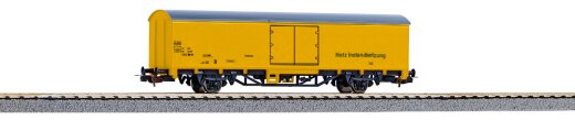 Piko 98549F1-H0 Gedeckter G&uuml;terwagen DB Netz VI, gelb, #1