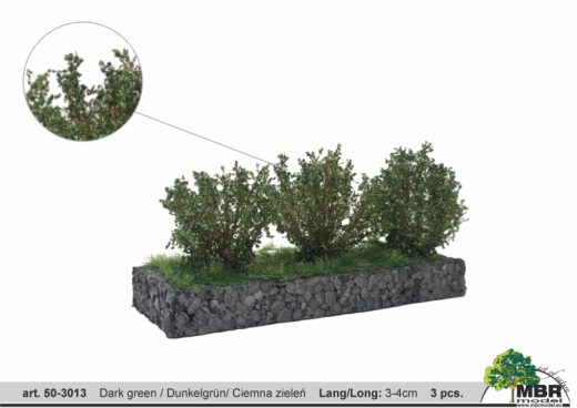 MBRmodel 50-3013 - Mittelgro&szlig;e B&uuml;sche dunkelgr&uuml;n