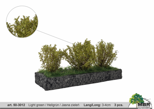 MBRmodel 50-3012 - Mittelgro&szlig;e B&uuml;sche hellgr&uuml;n