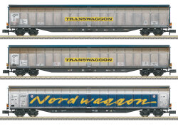 Minitrix T18297 - N Gro&szlig;raum-Schiebew.-Set MHI