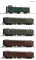 Roco 6200076 - H0 5-tlg. Set: Schnellzug, K.W.St.E. Ep. 1