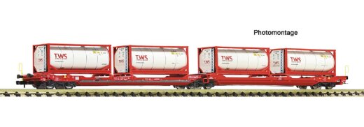 FLEISCHMANN 6660054 - N Doppeltaschen-Gelenkwagen T3000e, &Ouml;BB/RCW Ep. 6