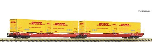 FLEISCHMANN 6660051 - N Doppeltaschen-Gelenkwagen T3000e, DB AG Ep. 6