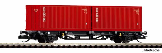 Piko 47727 -  TT-Containertragwg. 2X20 DSR DR IV