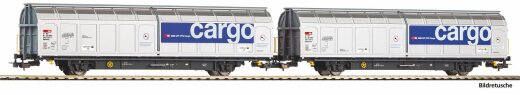 Piko 28309 - H0 2er Set Schiebewandwg. Hbbillnss CH-SBB C/Railcare VI