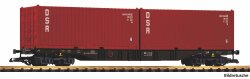 Piko 37755 -  G-Containertragwg. 2 Container DSR DR IV