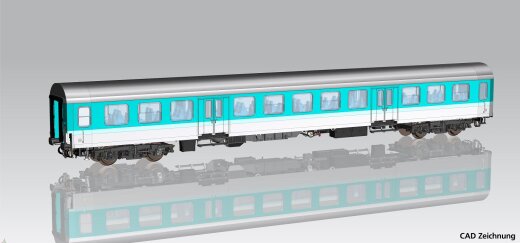 Piko 28006 - H0 Halberst&auml;dter Mitteleinstiegswg. mintgr&uuml;n 2. Kl. DB AG V