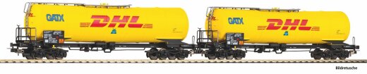 Piko 28305 - H0 2er Set Knickkesselwg. DHL DB AG VI  Exklusiv