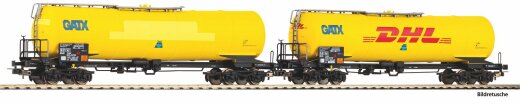 Piko 28306 - H0 2er Set Knickkesselwg. DHL DB AG VI  Exklusiv