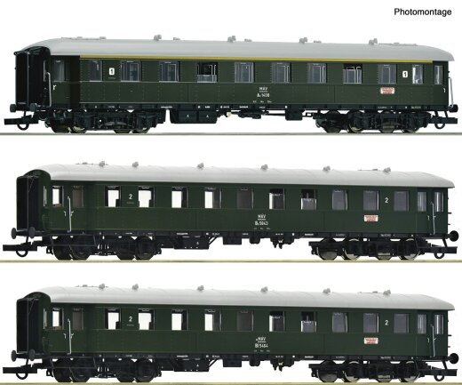 Roco 6200132 - H0 3-tlg. Set: Personenwagen, MAV Ep. 3-4