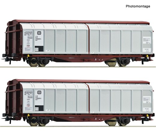 Roco 6600111 - H0 2-tlg. Set: Schiebewandwagen, DB Ep. 4