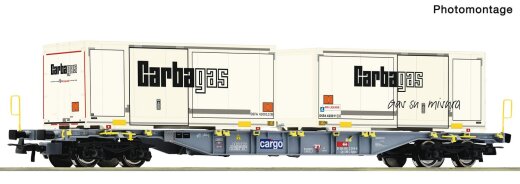 Roco 6600122 - H0 Containertragwagen, SBB Cargo Ep. 6