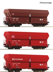 Roco 6600135 - H0 3-tlg. Set: Selbstentladewagen, DB AG...