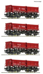 Roco 6600202 - H0 4-tlg. Set: Muldenkippwagen, DB AG Ep. 6