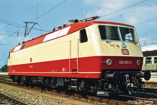 FLEISCHMANN 7570059 - N Elektrolokomotive 120 001-3, DB Ep. 4 Digital Sound