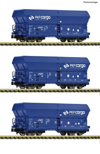 FLEISCHMANN 6660086 - N 3-tlg. Set: Selbstentladewagen, PKP Cargo Ep. 6