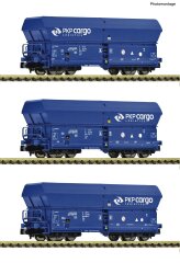 FLEISCHMANN 6660086 - N 3-tlg. Set: Selbstentladewagen,...