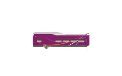 Electrotren HE2031 - H0 RENFE, 5-tlg. Grundset des Hochgeschwindigkeitszugs &bdquo;AVLO&ldquo;, violette Farbgebung, Ep. VI