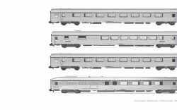 Arnold HN4499 - N SNCF, 4-tlg. Set klimatisierter...