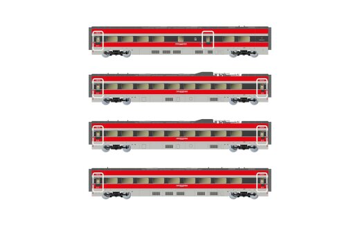 Arnold HN3515 - N FS Trenitalia, 4-tlg. Set Zwischenwagen des Frecciarossa ETR 1000, Ep. VI