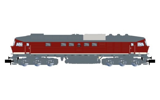 Arnold HN2658S - N DR, diesel-elektrische Lokomotive 132 089-4, rote Farbgebung mit grauem Dach, Ep. IV, mit Sounddecoder