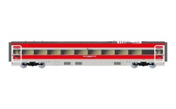 Arnold HN2621D - N FS Trenitalia, 4-tlg. Grundset des Hochgeschwindigkeitszugs &bdquo;Frecciarossa 1000&ldquo;, mit &bdquo;Le plaisir dun voyage nouveau&ldquo;-Werbung, Ep. VI, mit DCC-Decoder