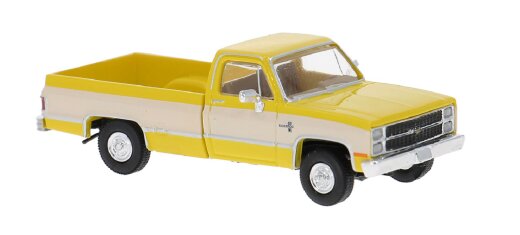 Brekina 19655 - Chevrolet C10 gelb/wei&szlig;