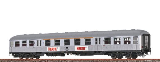 Brawa 46668 - H0 Nahverkehrswagen ABnrzb704 &quot;Hertie&quot; DB Ep. IV DC LED+