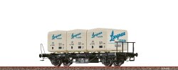 Brawa 50918 - H0 Beh&auml;ltertragwagen BTs30 DB, mit...