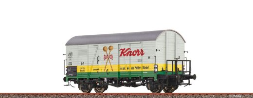 Brawa 51135 - H0 Gedeckter G&uuml;terwagen Gms30 &quot;Knorr&quot; DB Ep. III