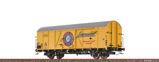 Brawa 51177 - H0 Gedeckter G&uuml;terwagen Glr22 &quot;L&ouml;wensenf&quot; DB Ep. III