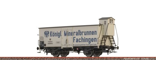 Brawa 51263 - H0 Bierwagen &quot;K&ouml;nigl. Mineralbrunnen Fachingen&quot; K.P.E.V. Ep. I