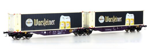 MEHANO 28399 - H0 Containerwagen Sggmrss90 RailRelease, Ep.VI, Warsteiner