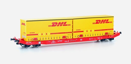 MEHANO 28411 - H0 Containerwagen Sgkkms 698 DB Cargo, Ep.VI, DHL